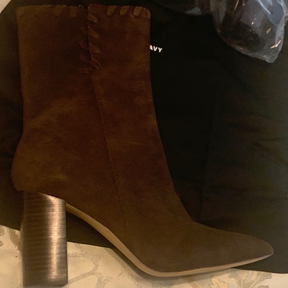 Something Navy Suede Bootie